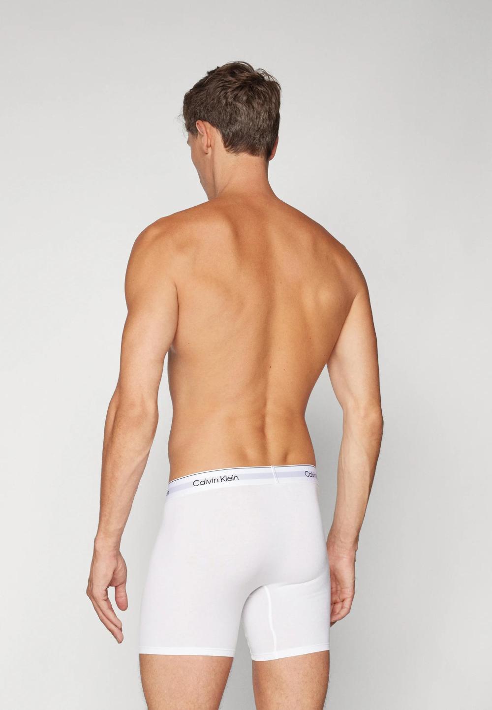 Calvin Klein Underwear Cotton Stretch Boxer 3-Pack Black - Grey - White - Afbeelding 4