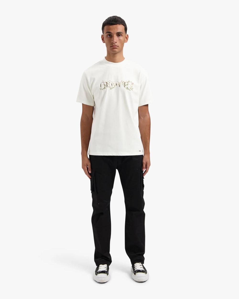 Croyez Chrome Flower T-shirt Off-White - Afbeelding 5