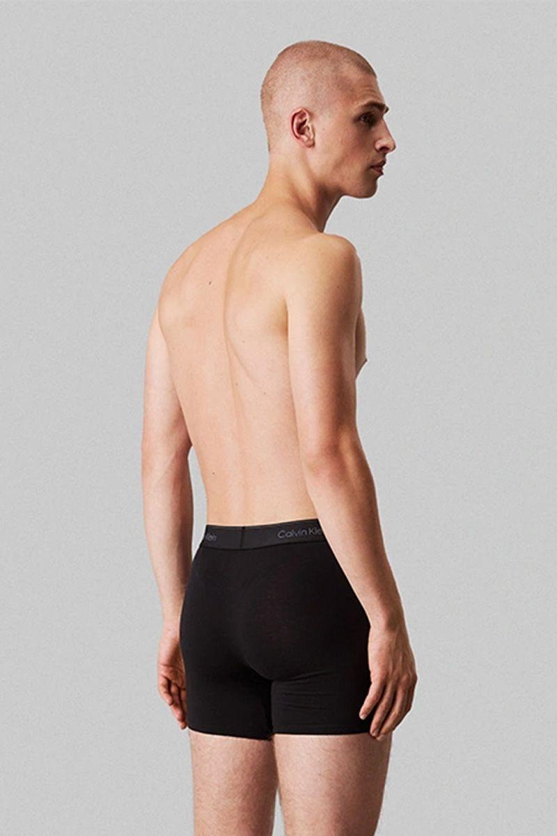 Calvin Klein Underwear Cotton Stretch Boxer 3-Pack Black - Glacier - Blue Bell - Afbeelding 3