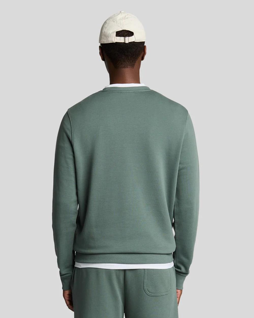 Lyle & Scott Sweat Short Green Mercurial - Afbeelding 3