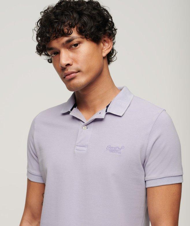 Superdry Vintage Destroy Polo Destroy Light Lavender Purple - Afbeelding 5