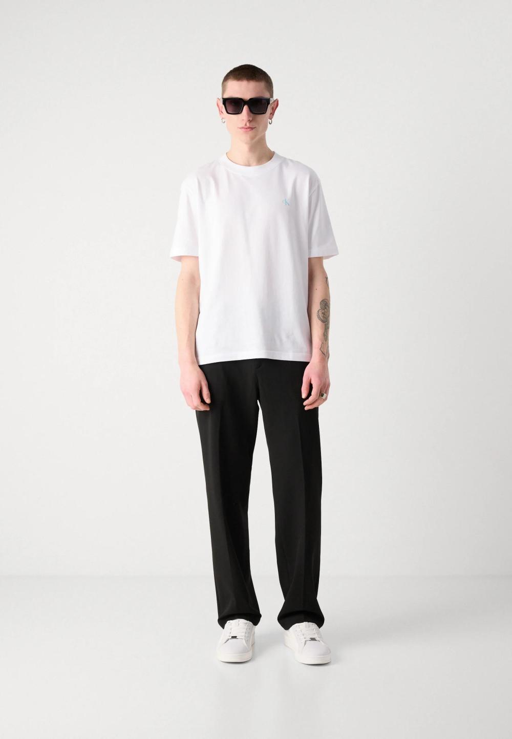 Calvin Klein Jeans Painted Calvin Klein T-shirt Bright White - Afbeelding 3