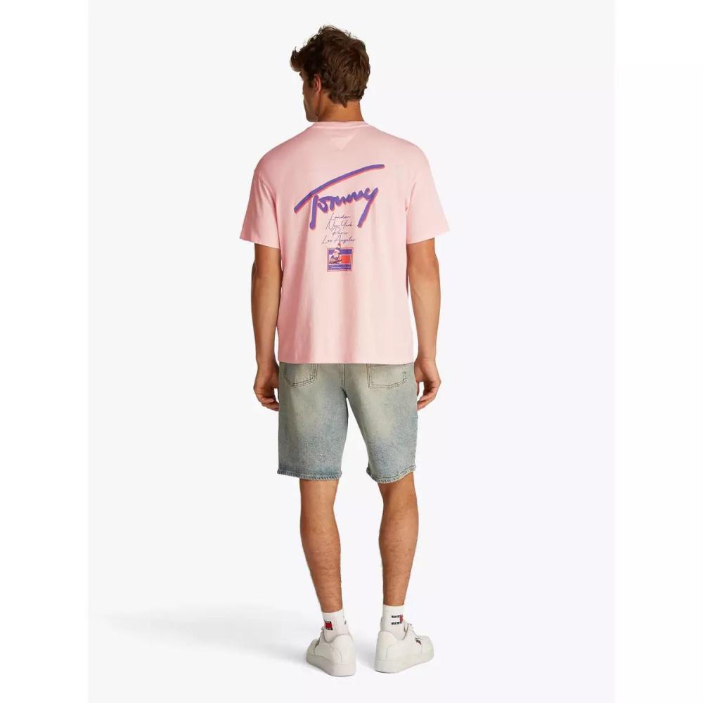 Tommy Jeans RLX Faded Graphic T-Shirt Precious Pink - Afbeelding 5