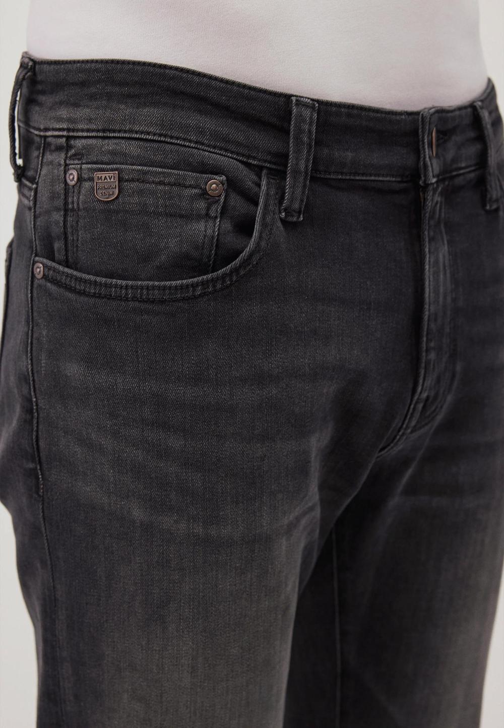 Mavi Martin Straight Leg L34 Dark Smoke Comfort - Afbeelding 6