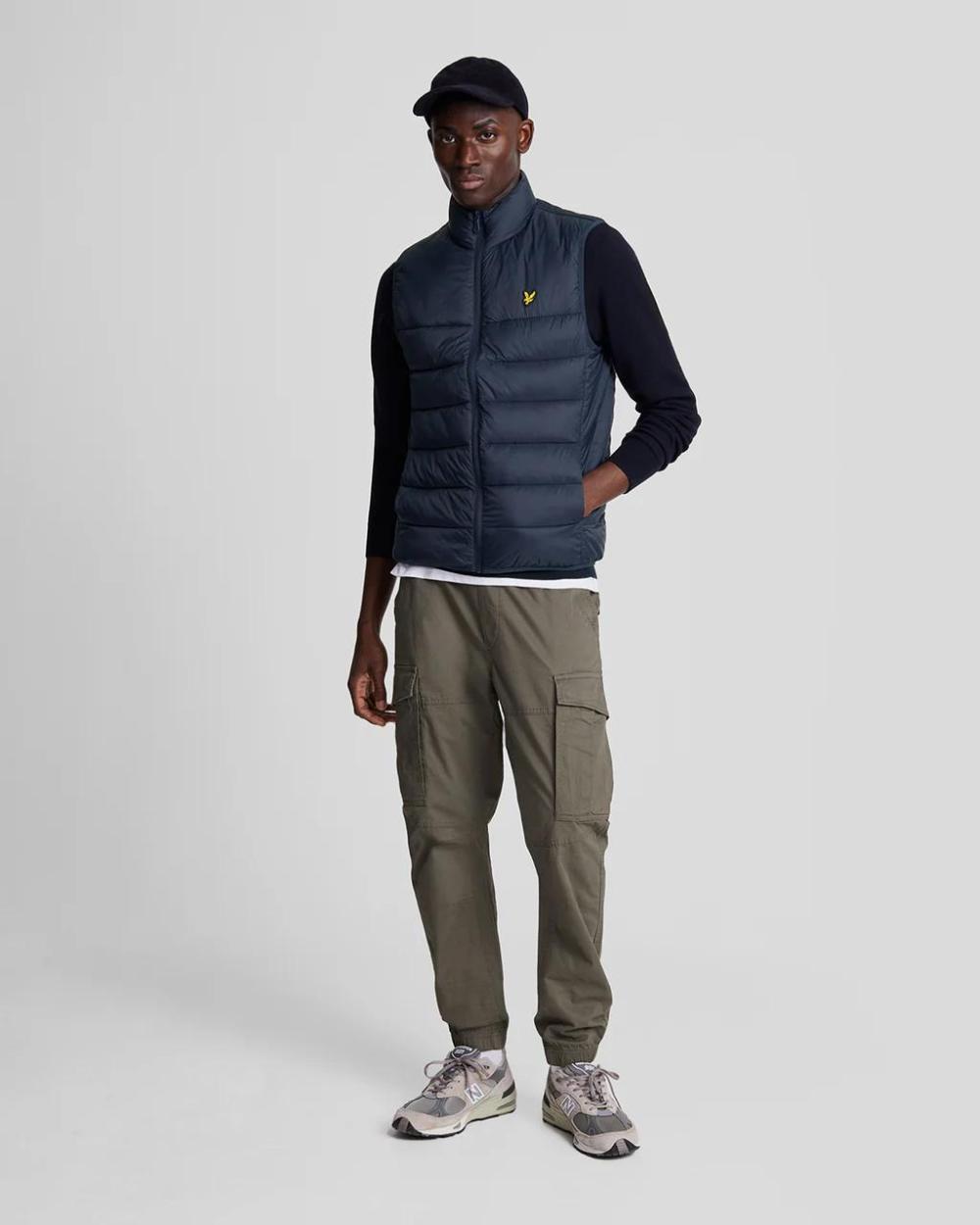 Lyle & Scott Wadded Gilet Dark Navy - Afbeelding 4