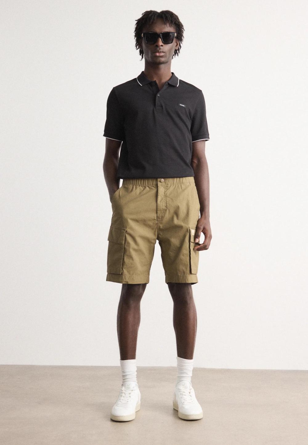 Calvin Klein Jeans Washed Cargo Short Stone Gray - Afbeelding 4