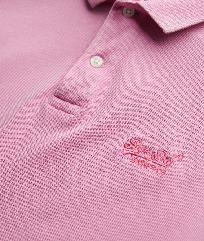 Superdry Vintage Destroy Polo Destroy Fuchsia Pink - Afbeelding 6