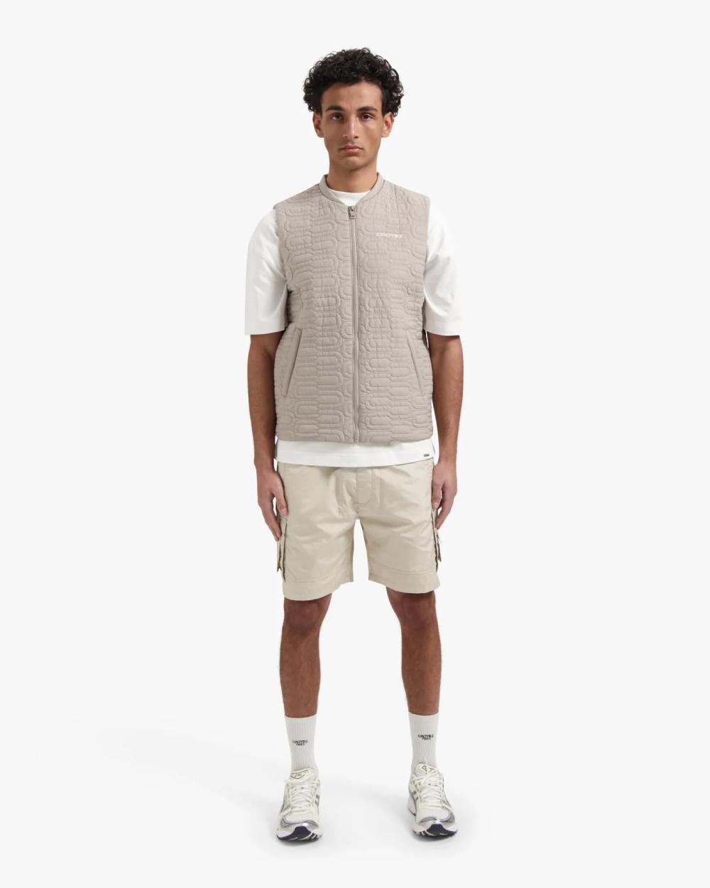 Croyez Parachute Ribstop Shorts Stone - Afbeelding 4