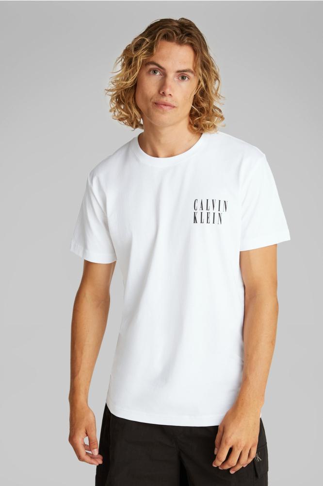 Calvin Klein Jeans Ombre Text Box T-shirt Bright White - Afbeelding 3