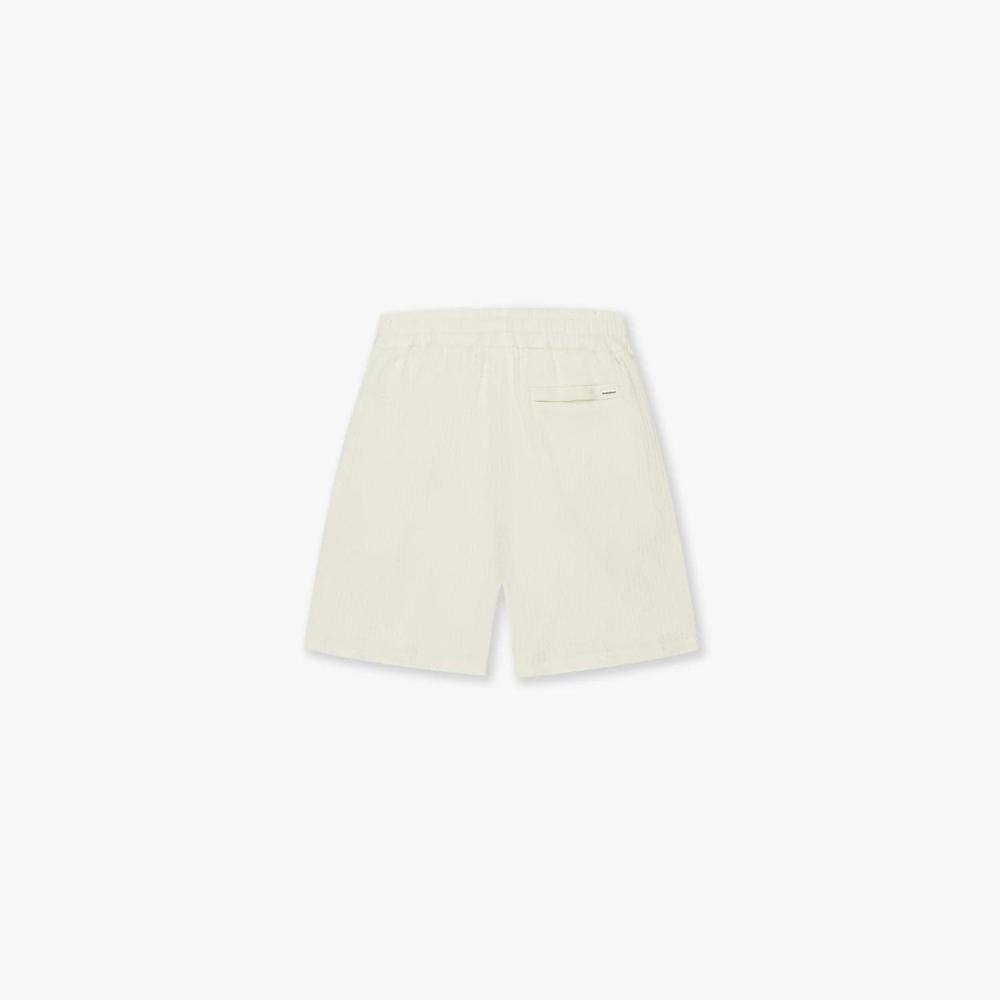 Croyez Zeplin Seersucker Shorts Off-White - Afbeelding 3