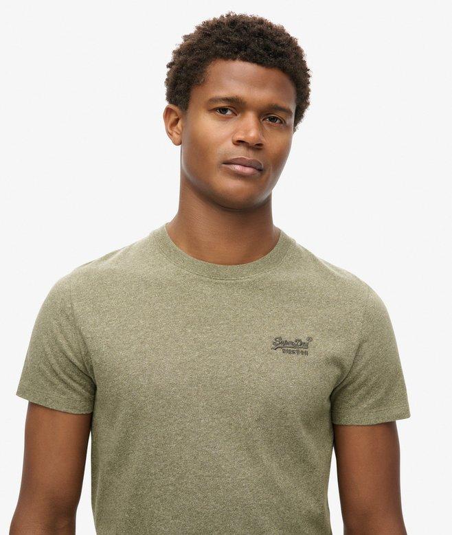 Superdry Essential Logo Emb T-Shirt Ash Olive Marl - Afbeelding 5