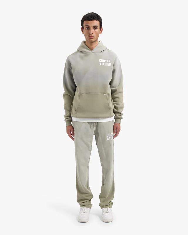 Croyez Sprayed Atelier Straight Leg Sweatpants Dusty Olive - Afbeelding 5