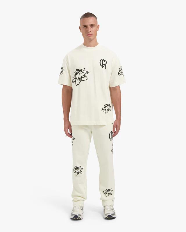 Croyez Flower T-Shirt Off-White - Afbeelding 4