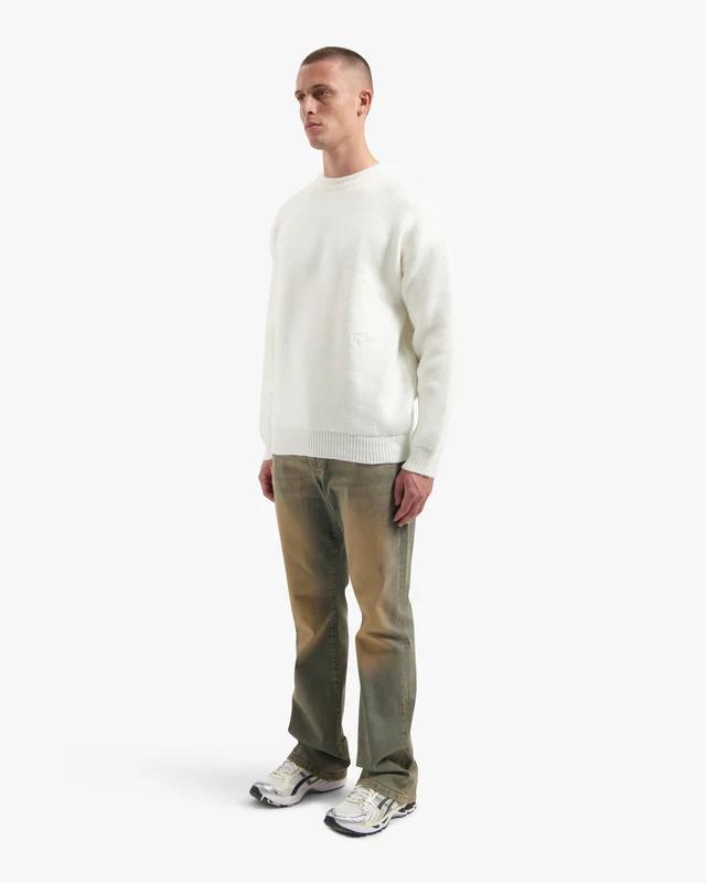 Croyez Toujours Knit Sweater Off-White - Afbeelding 7