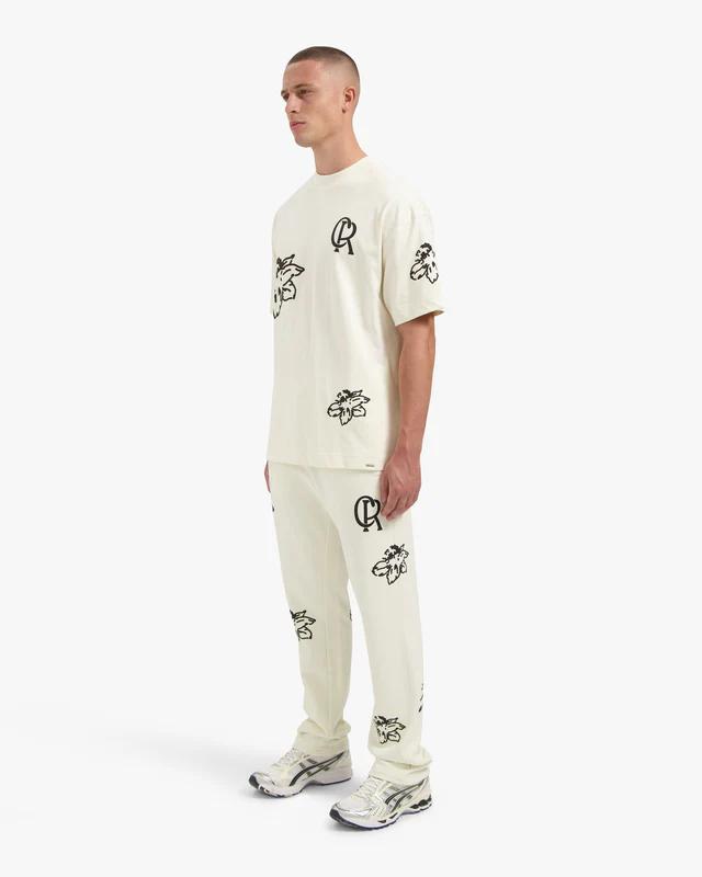 Croyez Flower T-Shirt Off-White - Afbeelding 6