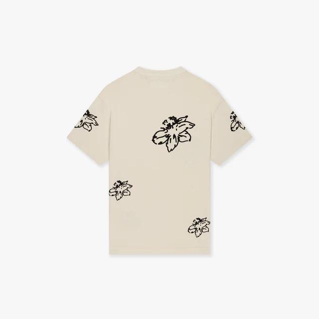 Croyez Flower T-Shirt Off-White - Afbeelding 7