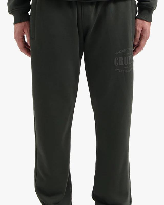 Croyez Stamp Straight Leg Sweatpants Dark Green - Afbeelding 5