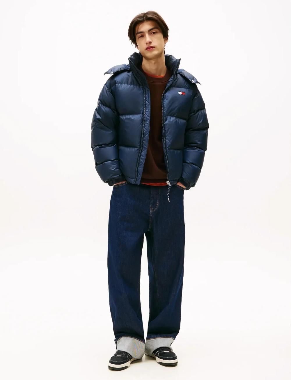 Tommy Jeans Alaska Down Puffer Dark Night Navy - Afbeelding 3