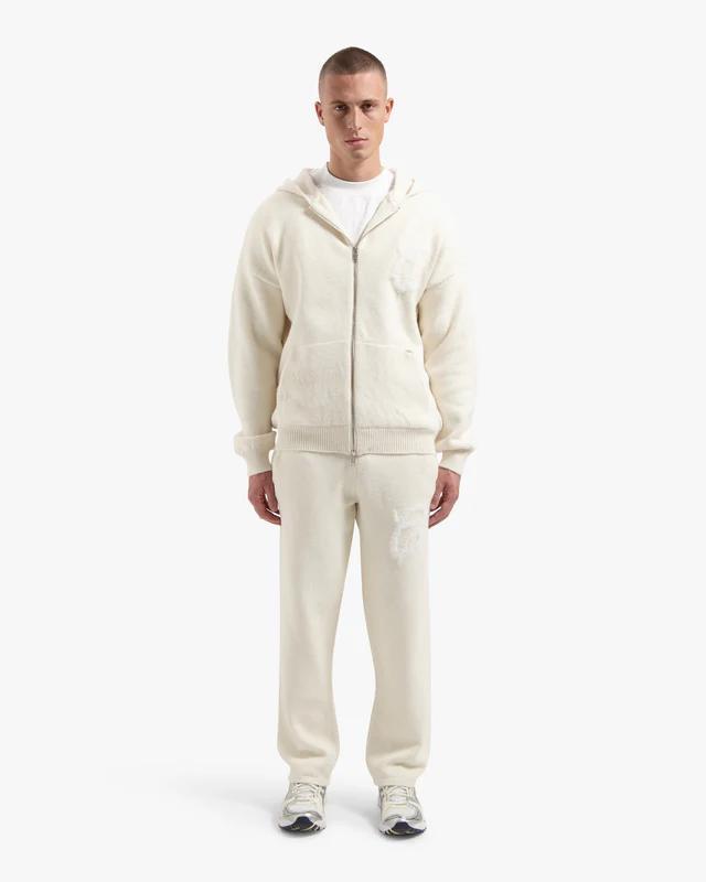 Croyez Fluffy Essence Knit Sweatpants Cream - Afbeelding 5