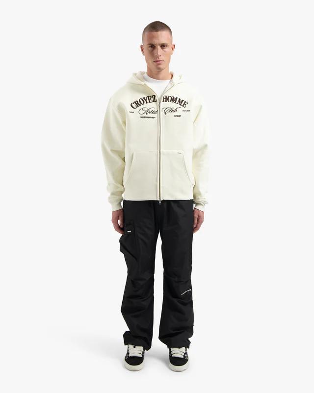 Croyez Artist Club Zip-Hoodie Off White - Afbeelding 4