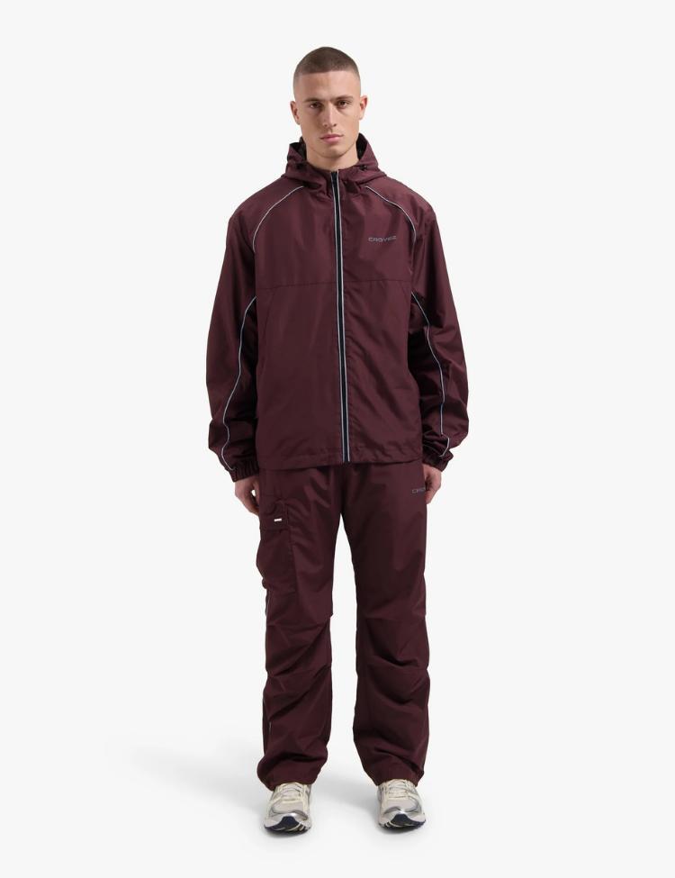 Croyez Parachute Ripstop Pants Burgundy - Afbeelding 4
