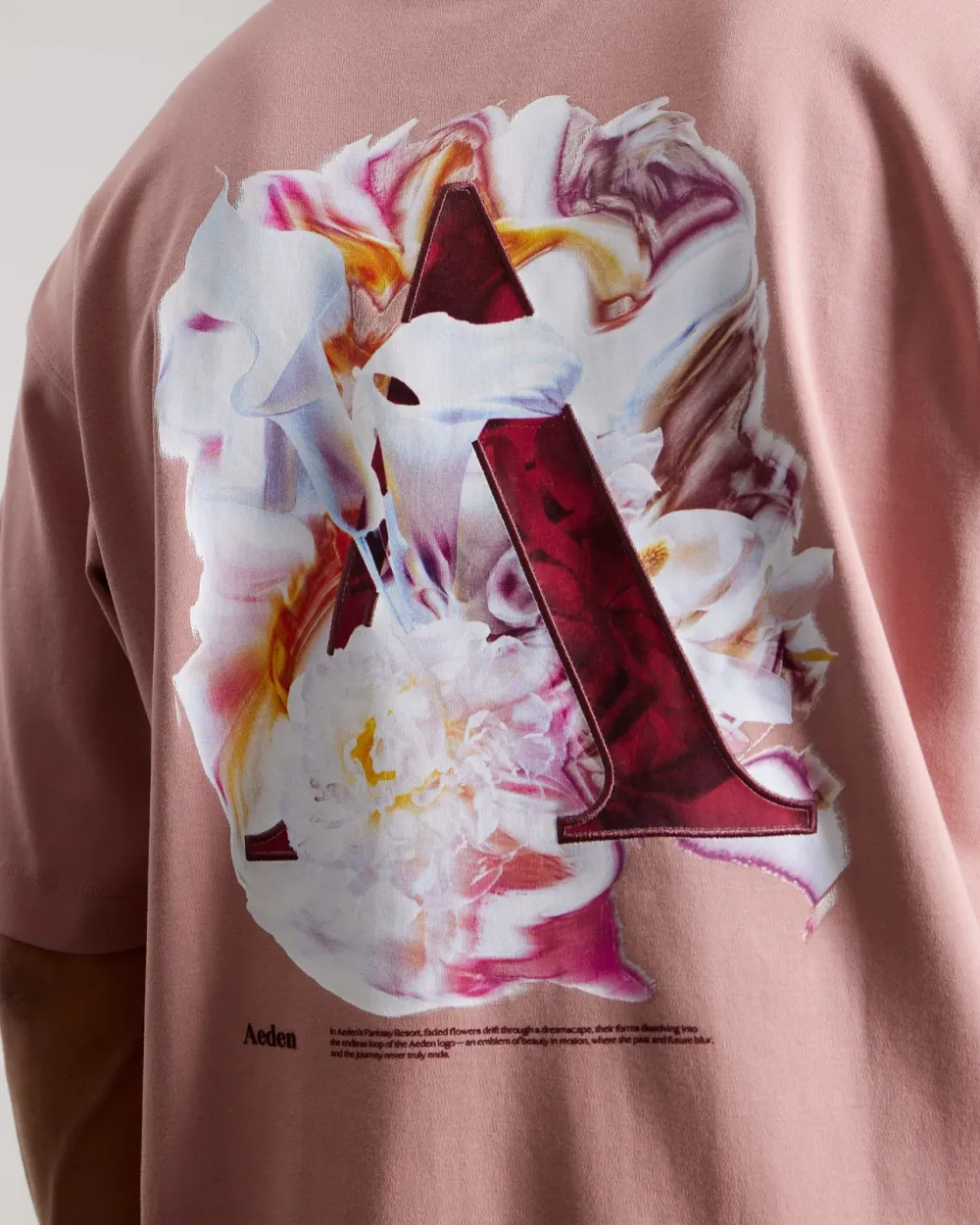 Aeden Evander T-Shirt Ash Rose - Afbeelding 4