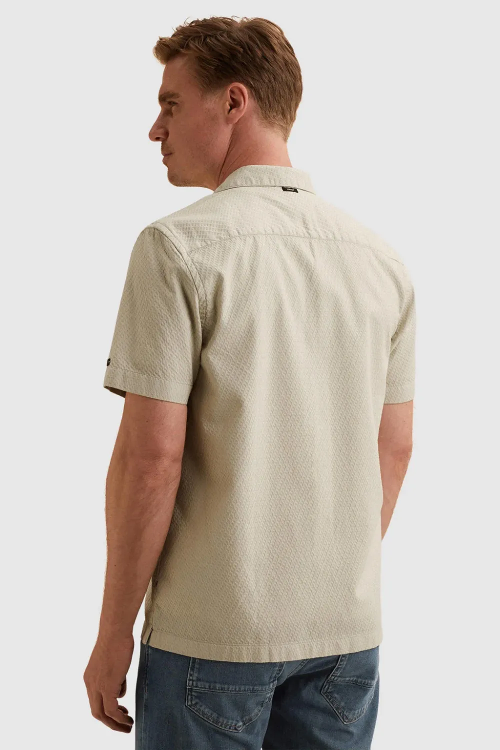 Vanguard Short Sleeve Shirt Spring Waffle Off White - Afbeelding 3