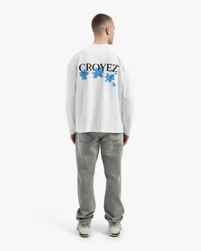 Croyez Botanique Longsleeve T-Shirt white - Tiffany Blue - Afbeelding 5