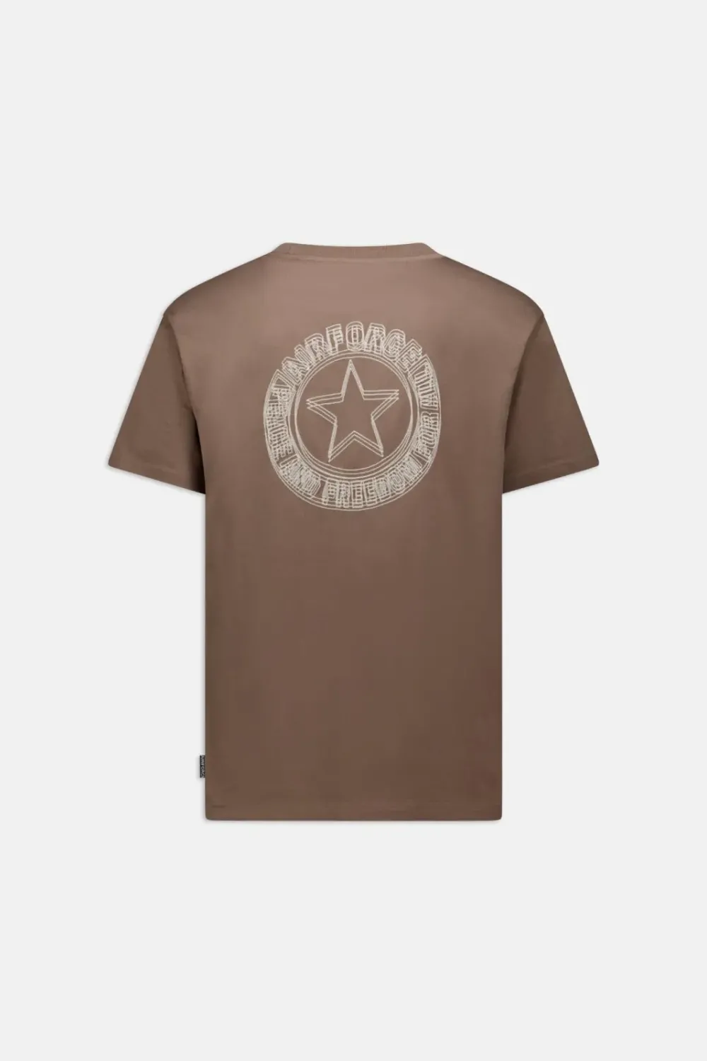 Airforce Diplopia Round Logo T-shirt Walnut - Afbeelding 5