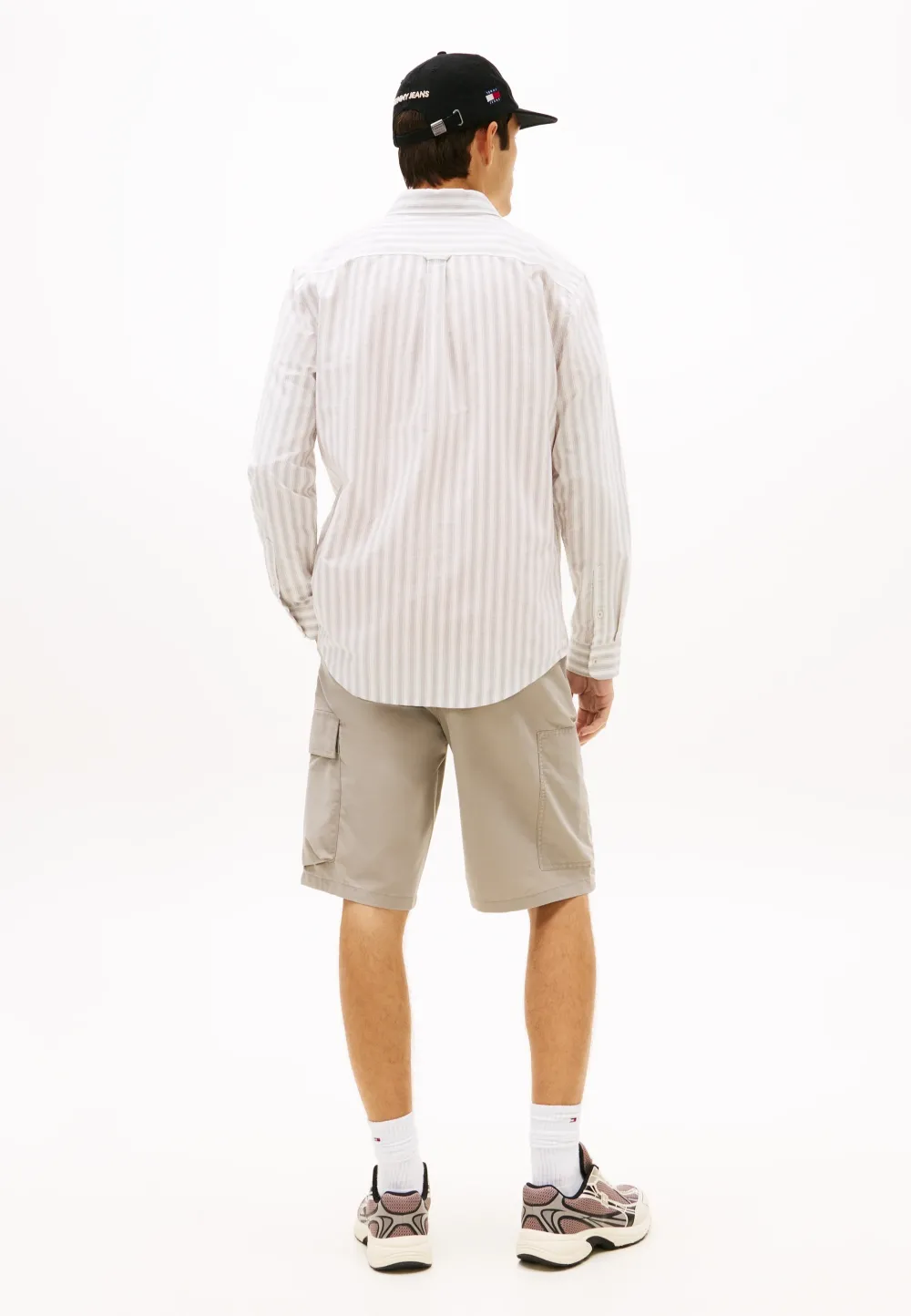 Tommy Jeans Regular Stripe Oxford Shirt Ivy Ink Stripe - Afbeelding 3