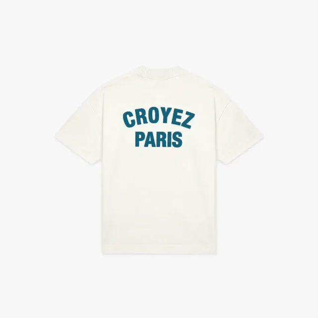 Croyez Paris Knit T-shirt Off-White - Afbeelding 4