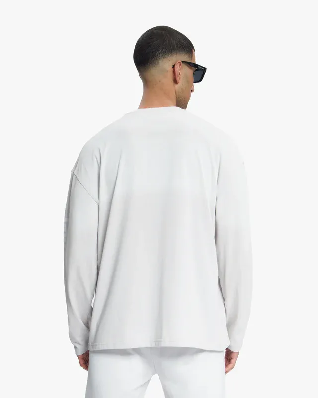 Croyez Sprayed Atelier Longsleeve Light Grey - Afbeelding 3