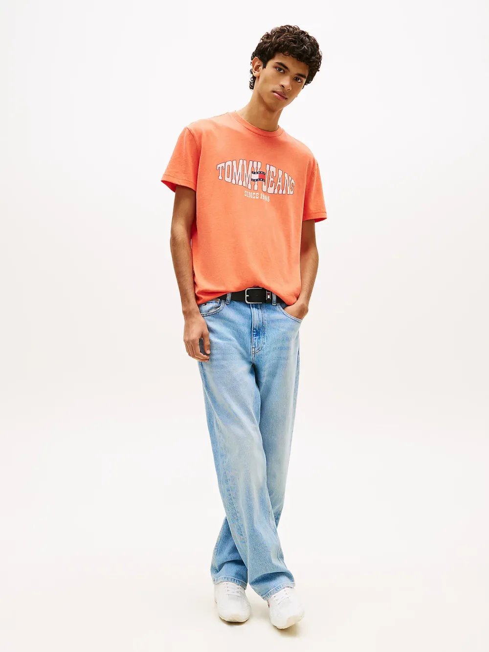 Tommy Jeans Regular LA Waving Flag T-shirt Hirzon - Afbeelding 3