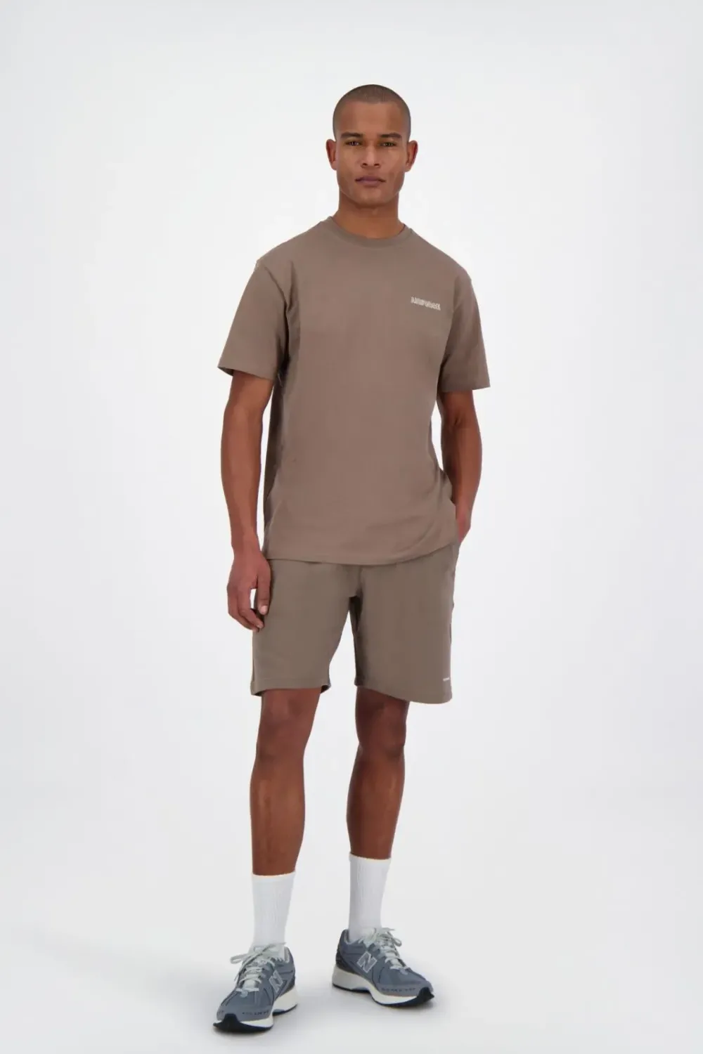 Airforce Diplopia Round Logo T-shirt Walnut - Afbeelding 4