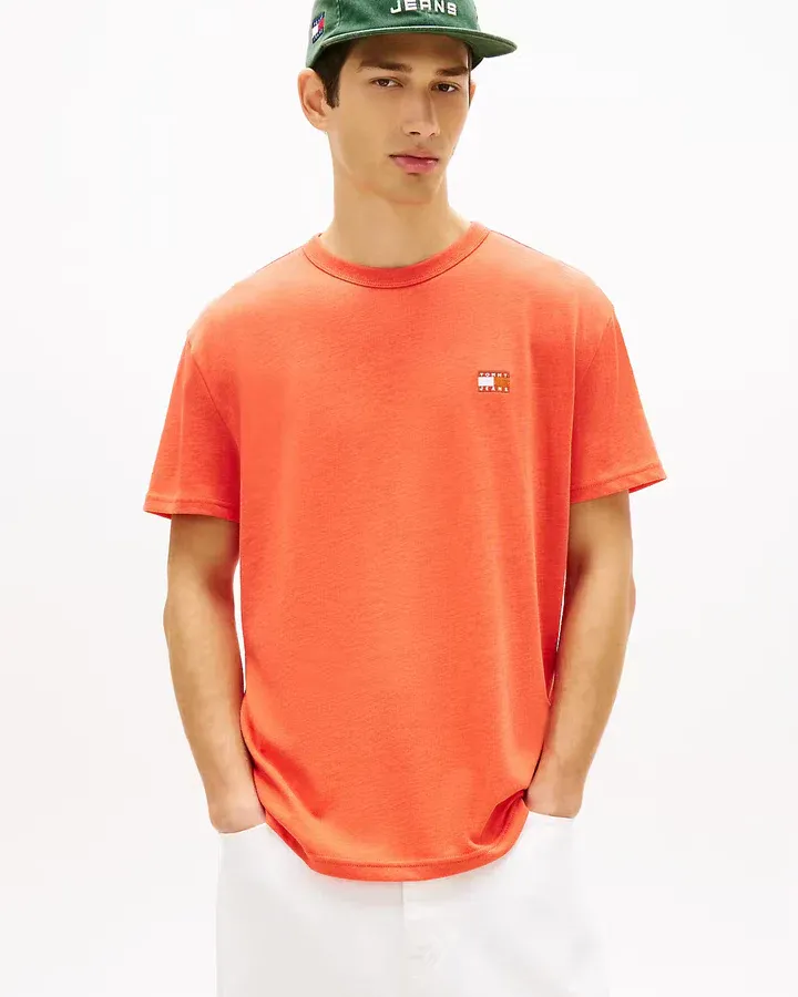 Tommy Jeans Regular Badge T-Shirt Horizon Htr