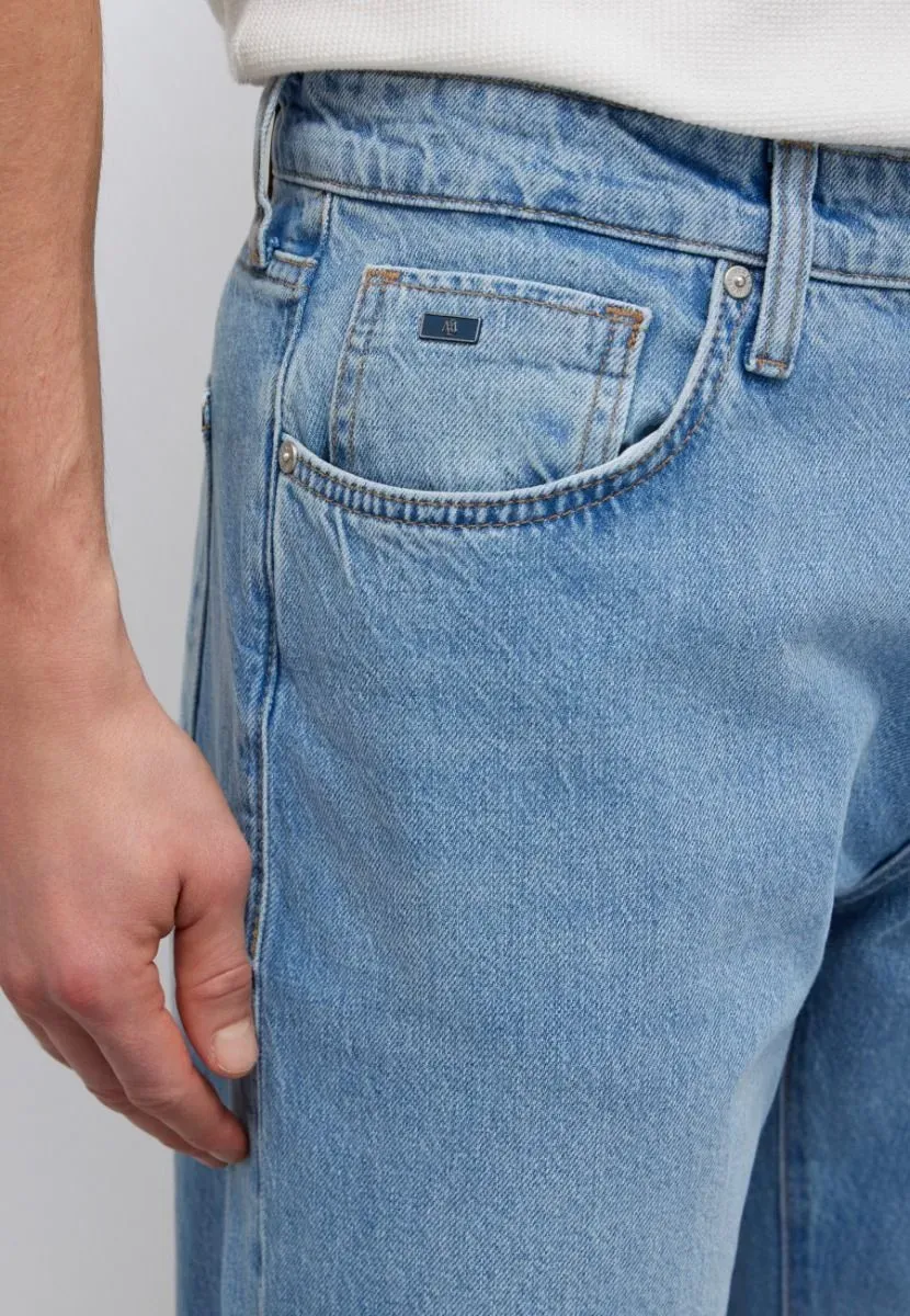 Mavi Lisbon Loose Straight Fit Light Blue Classic Denim L30 - Afbeelding 3