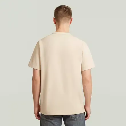 G-Star True Regular T-shirt  Structure Waffle Whitebait - Afbeelding 3