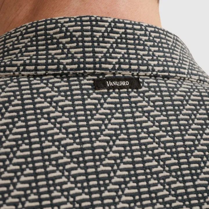 Vanguard Short Sleeve Shirt Yarn dyed Jersey - Afbeelding 4