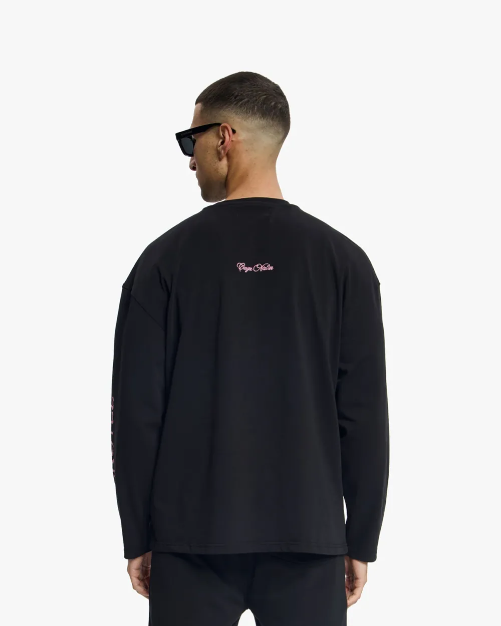 Croyez Contour De La Fleur Longsleeve Black - Afbeelding 3