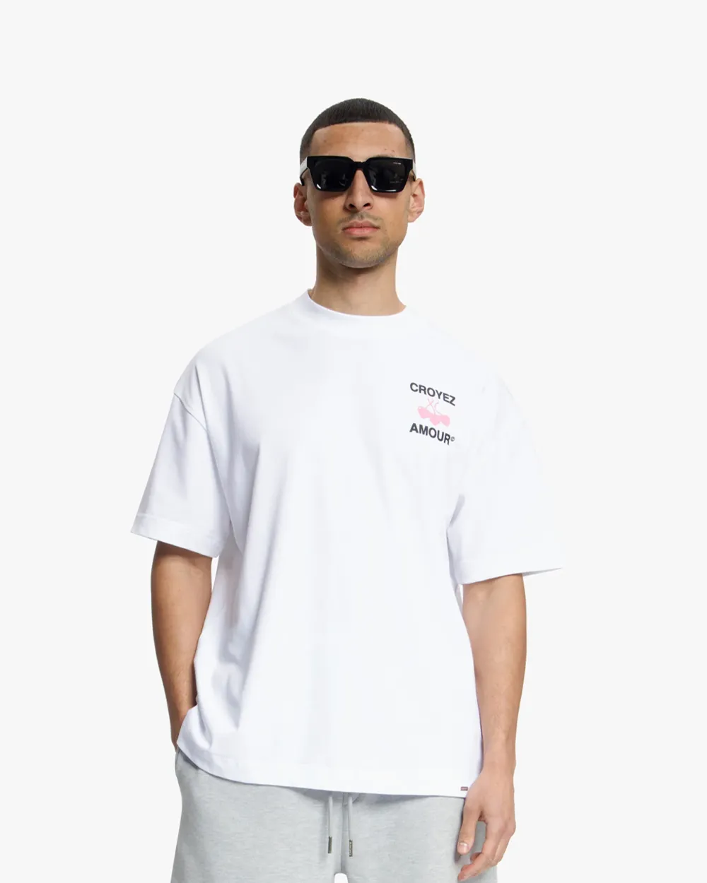 Croyez Amour T-shirt White - Afbeelding 3