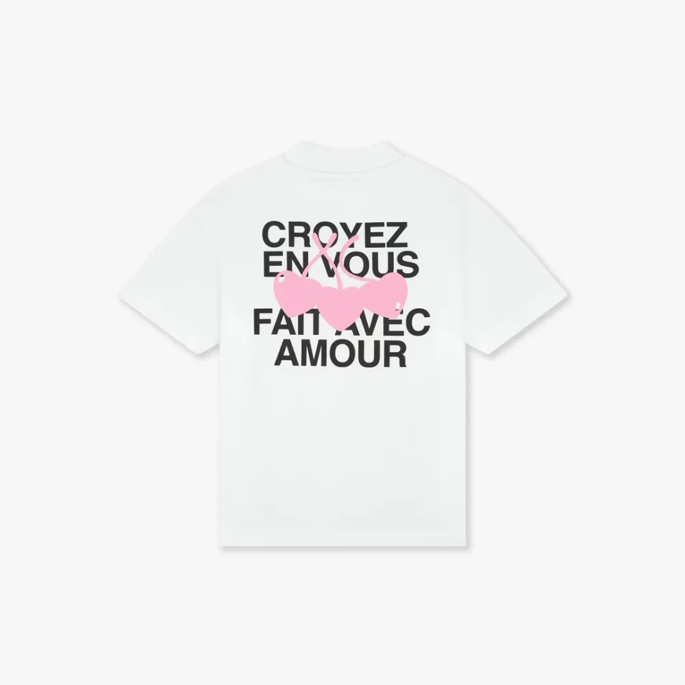 Croyez Amour T-shirt White - Afbeelding 4