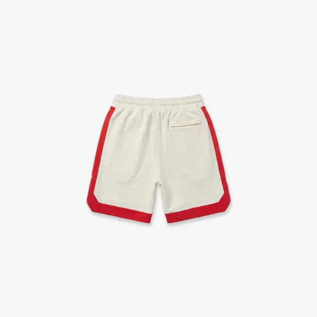 Croyez Jersey Sport Short Off-White - Red - Afbeelding 4