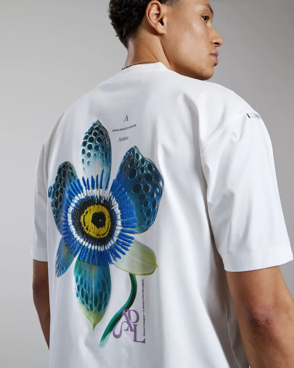 Aeden Luceris T-shirt Off-white - Afbeelding 4