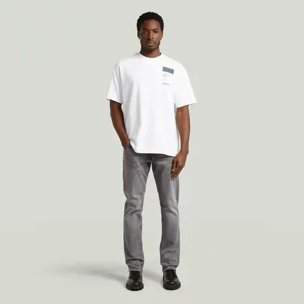 G-Star Multi Chest Badge Relaxed T-shirt White - Afbeelding 3