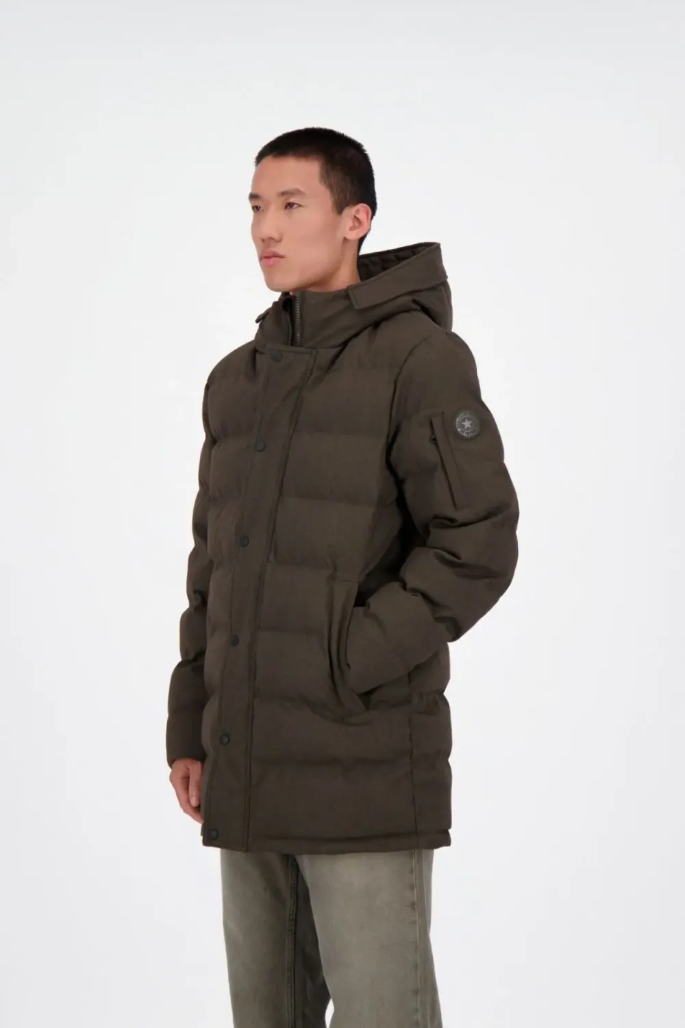 Airforce Chuck Wooluxe Parka Dark Coffee - Afbeelding 3