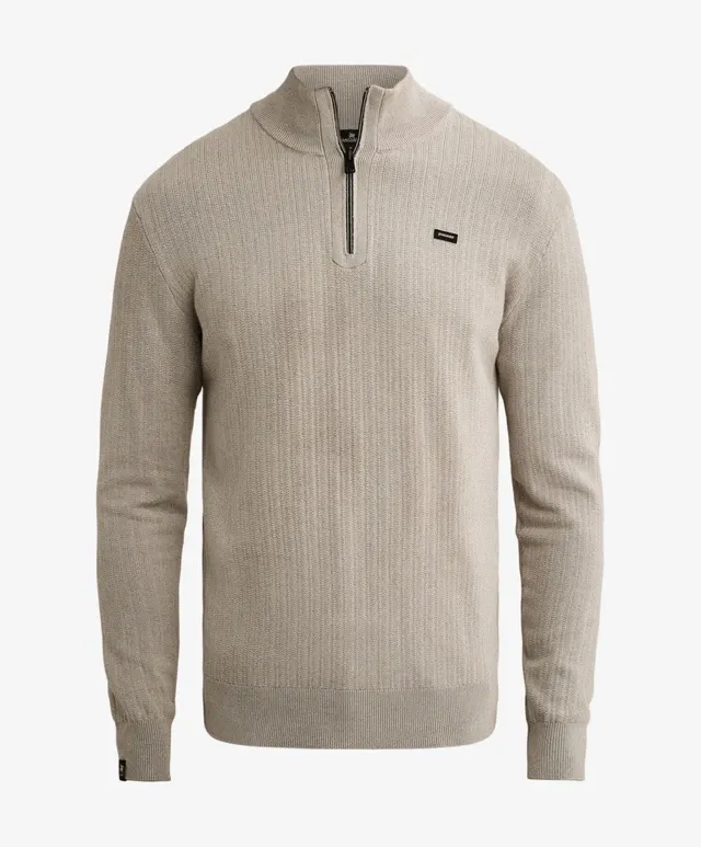 Vanguard Half Zip Collar Gentleman's deal Cotton Modal Mourning Dove - Afbeelding 3