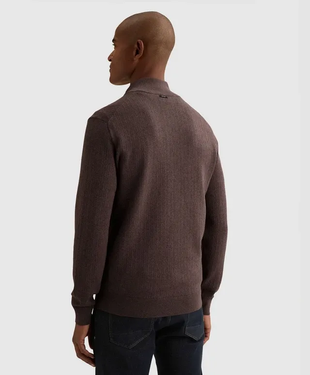 Vanguard Half Zip Collar Gentleman's deal Cotton Modal Moonscape - Afbeelding 2