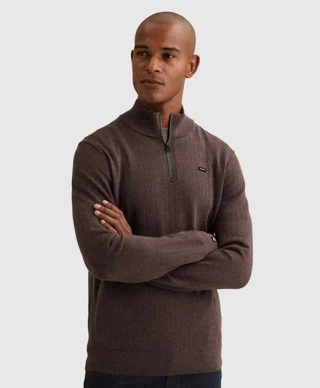 Vanguard Half Zip Collar Gentleman's deal Cotton Modal Moonscape